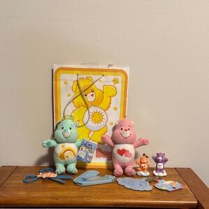 Lot of vintage Care Bear items